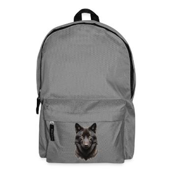 wolfkopf - Rucksack - Mittelgrau - Vorne