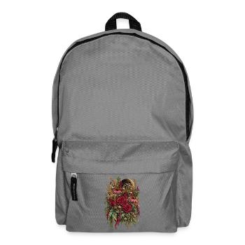 Mondlichtrosen und Wilde Blumen - Rucksack - Mittelgrau - Vorne
