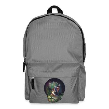 Helle Nymphe Sukkulentenpflanze - Rucksack - Mittelgrau - Vorne