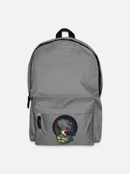 Helle Nymphe Sukkulentenpflanze - Rucksack - Mittelgrau