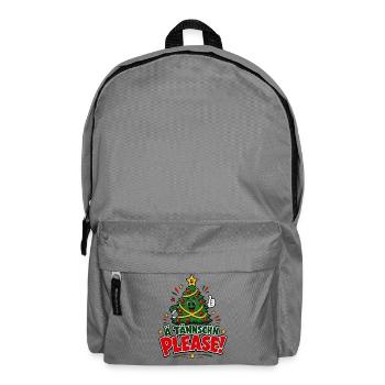 Ä Tännsch'n Please – Weihnachtsmarkt Party - Rucksack - Mittelgrau - Vorne