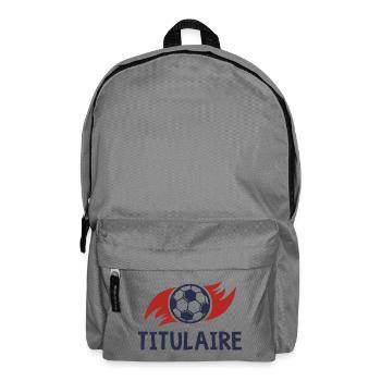 Holder Foot Duo Vater und Sohn Fußball - Rucksack - Mittelgrau - Vorne