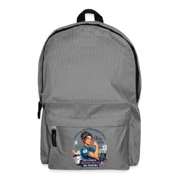 SchwesterPower: Tausend Rollen Berufung - Rucksack - Mittelgrau - Vorne