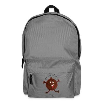 CocoLoco – verrückte Kokosnuss - Rucksack - Mittelgrau - Vorne