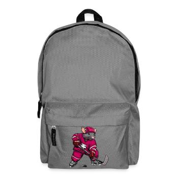 Ratten Eishockey - Rucksack - Mittelgrau - Vorne