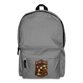 Wir kaufen Secondhand bei Dawn Frosch Antiquitäten-Secondhand-Shopping - Rucksack - Mittelgrau - Vorne