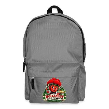 Bollenhut Fruchtmotiv - Rucksack - Mittelgrau - Vorne