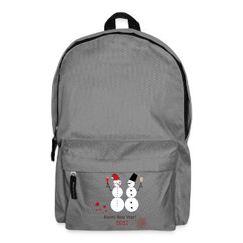 Neujahr  2027  - Rucksack - Mittelgrau - Vorne
