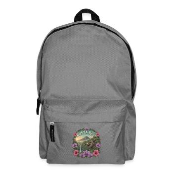 Costa Rica – Pura Vida Tropen Reise Geschenk - Rucksack - Mittelgrau - Vorne