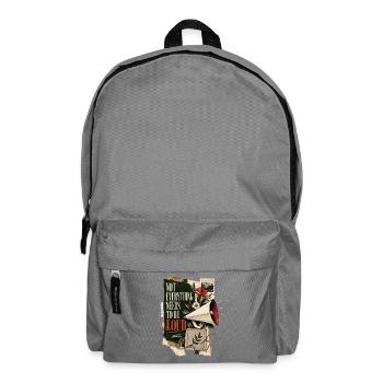 Nicht alles muss laut sein - Rucksack - Mittelgrau - Vorne