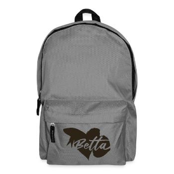 Betta Kampffisch  - Rucksack - Mittelgrau - Vorne