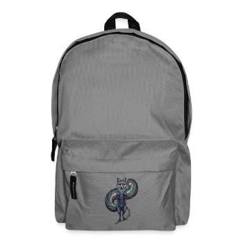 Kosmischer Fuchs – Galaxie Sternen Kunst - Rucksack - Mittelgrau - Vorne