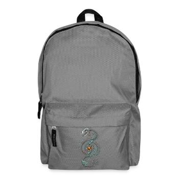 Skelett Dinosaurier Natur Fantasy Kunst - Rucksack - Mittelgrau - Vorne