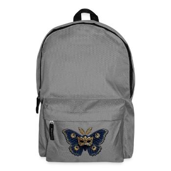 Goldener Venezianer Schmetterling - Rucksack - Mittelgrau - Vorne