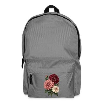Garten Shirt mit Gemüseernte und Spruch Selbst gez - Rucksack - Mittelgrau - Vorne