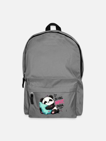 Zu viel Input Digga Panda - Rucksack - Mittelgrau