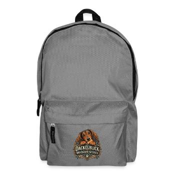 Dackelblick. Widerstand zwecklos. - Rucksack - Mittelgrau - Vorne