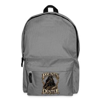Poe sitiv düster Rabe - Rucksack - Mittelgrau - Vorne