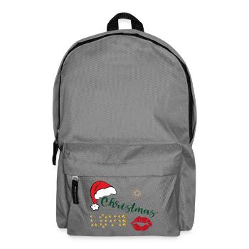 Weihnachten - Rucksack - Mittelgrau - Vorne