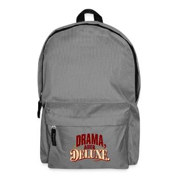 Drama aber Deluxe - Rucksack - Mittelgrau - Vorne