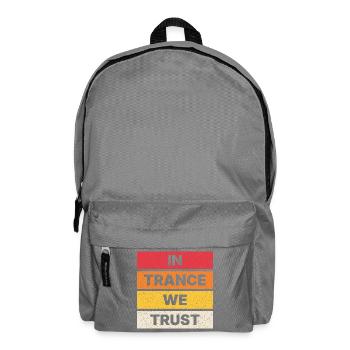 In Trance We Trust - Retro - Rucksack - Mittelgrau - Vorne