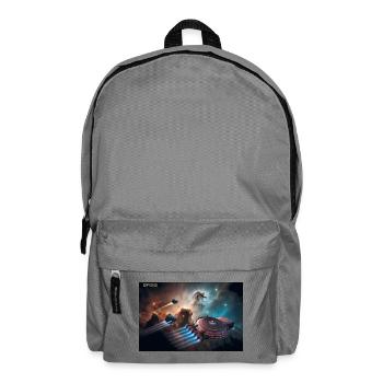 BASIS – Raumschiff der PERRY RHODAN-Serie  - Rucksack - Mittelgrau - Vorne