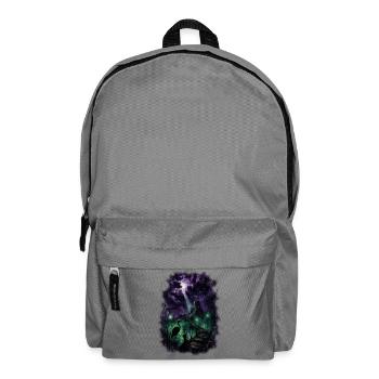 Mystischer Grusel Sumpf – Gothic Horror Schloss - Rucksack - Mittelgrau - Vorne