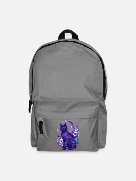 Galaktische Mondkatze - Rucksack - Mittelgrau
