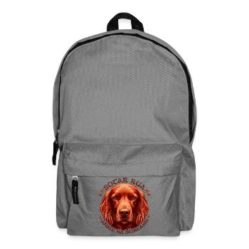 Celtischer Irish Setter Kreis - Rucksack - Mittelgrau - Vorne