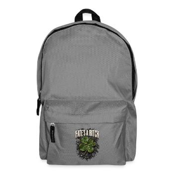 ODDROO – Schicksal & Kleeblatt - Rucksack - Mittelgrau - Vorne