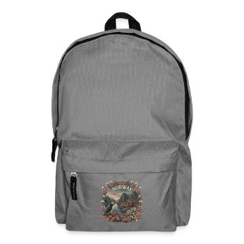 Norway – Norwegen Lofoten Fjorde Skandinavien Art - Rucksack - Mittelgrau - Vorne