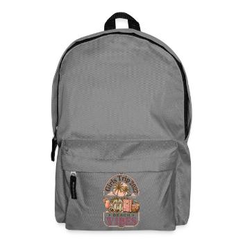 Girls Trip 2027 Beach Vibes Vacation - Rucksack - Mittelgrau - Vorne