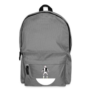Miniaturgeometrische Figur - Rucksack - Mittelgrau - Vorne