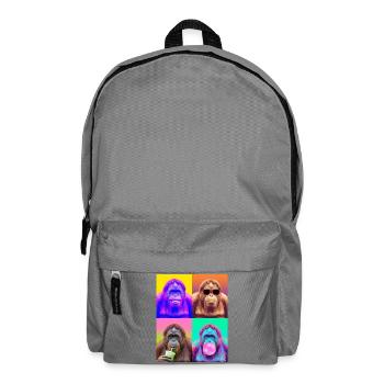 Orang-Utans Orang-Utan - Rucksack - Mittelgrau - Vorne
