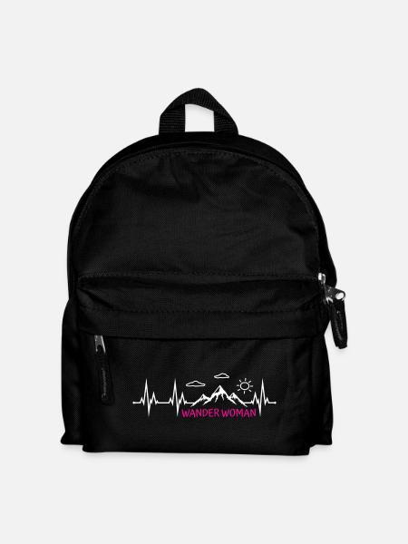 Wander Woman Wanderwoman - Kinder Rucksack - Schwarz