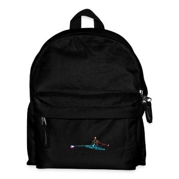 Ehrgeizige Rudermannschaft Zieleinlauf - Kinder Rucksack - Schwarz - Vorne