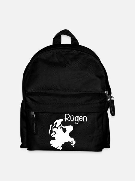Rügen - Kinder Rucksack - Schwarz