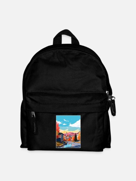 Sarajevo Bosnien Herzegowina Zimmer Reiseposter - Kinder Rucksack - Schwarz
