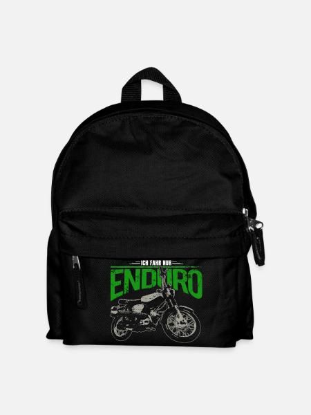 S51 Moped Enduro - Kult für Simson Liebhaber - Kinder Rucksack - Schwarz