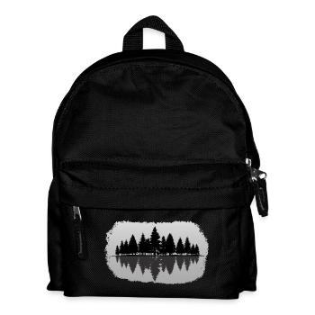 Forest - Forest Landscape Nature Trees - Kids' Backpack - black - Front