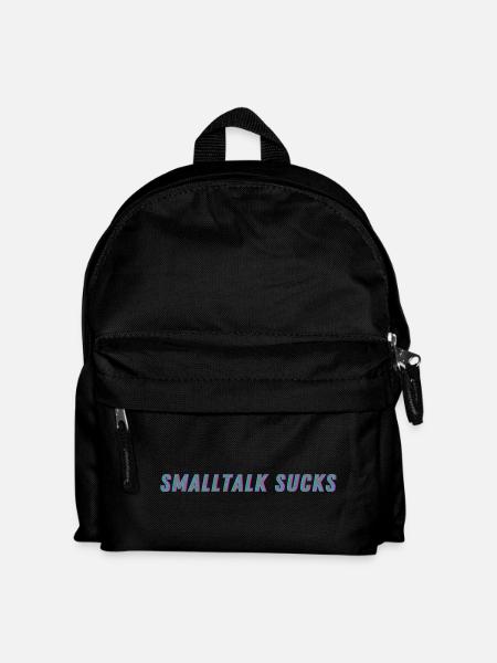 SMALLTALK SUCKS - Spread it! - Kinder Rucksack - Schwarz