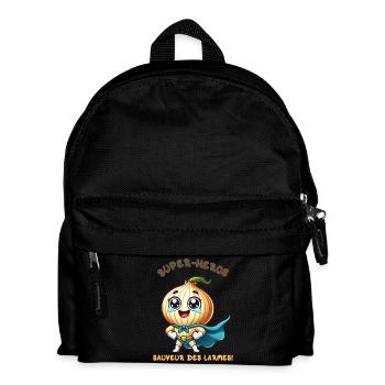 Superhero - Savior of Tears - Kids' Backpack - black - Front