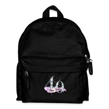 Happy Birthday 40th Birthday Gift Diamond Glamour - Kids' Backpack - black - Front
