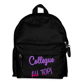 KOLLEGE - Kinder Rucksack - Schwarz - Vorne