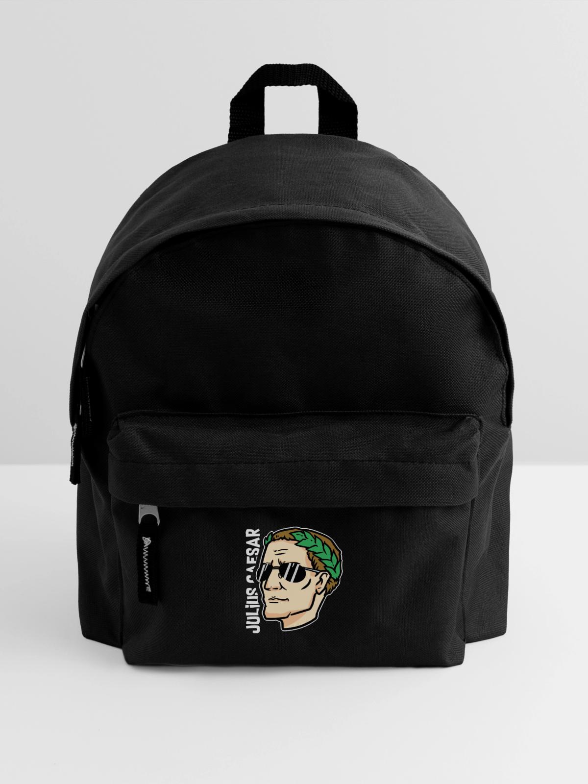 Wagemutiger Cäsar Triumphator - Kinder Rucksack - Schwarz - Vorne