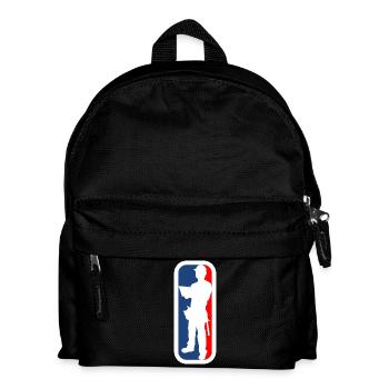 Bauarbeiter Logo - Kinder Rucksack - Schwarz - Vorne