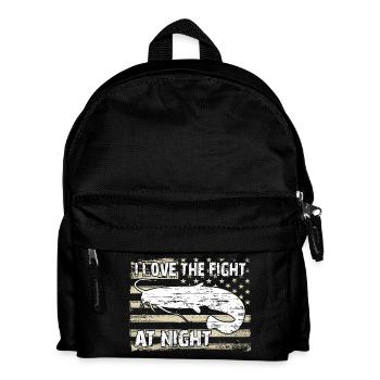 Wels Wallerfischen - Kinder Rucksack - Schwarz - Vorne