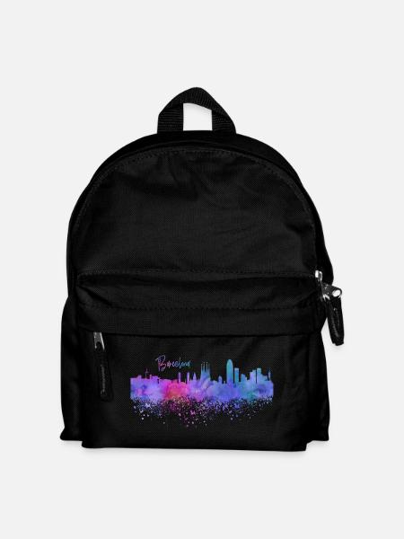 Barcelona - Kinder Rucksack - Schwarz