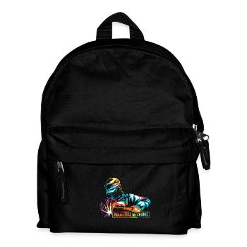 Flinker Industriemechaniker Wartungsteam - Kinder Rucksack - Schwarz - Vorne