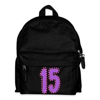 15. 15 YEARS. 15th ANNIVERSARY. 15 YEAR ANNIVERSARY. - Kids' Backpack - black - Front
